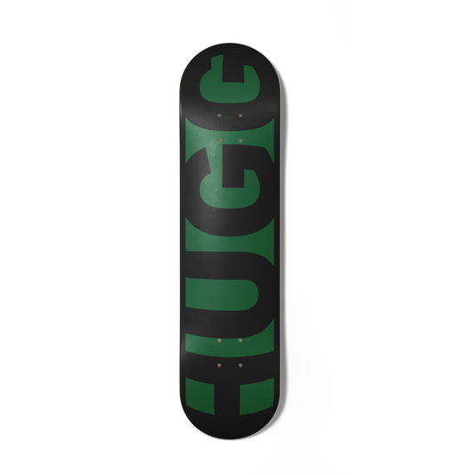 Hugg Letters Green Skateboard